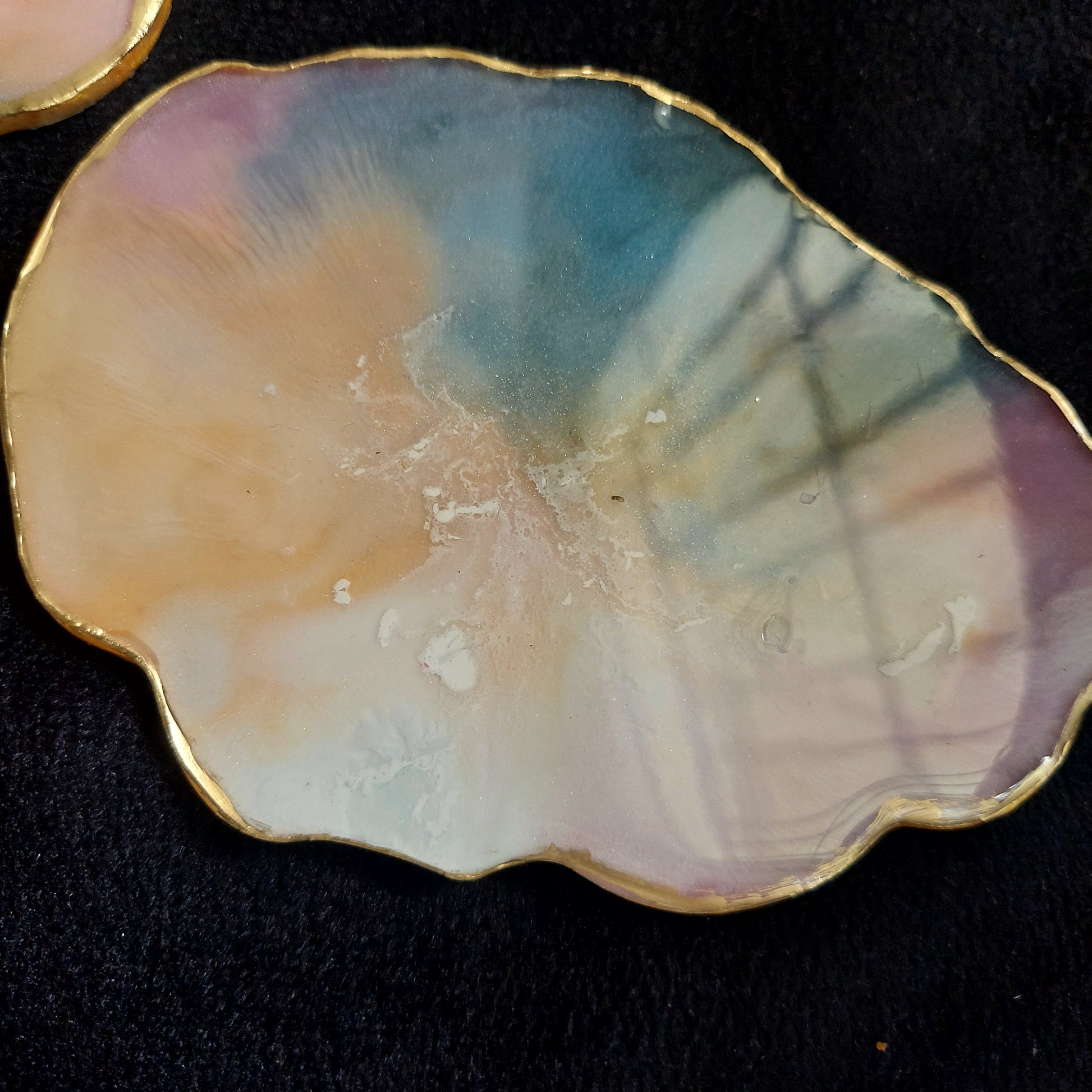 LUXE MARBLE RESIN COASTERS - RESINVERSELUX- Where Art meets Soul