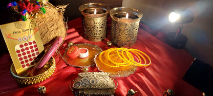 FESTIVE / VANITY- SUNRISE COASTER SET OF 2 AND 4 - RESINVERSELUX- Where Art meets Soul