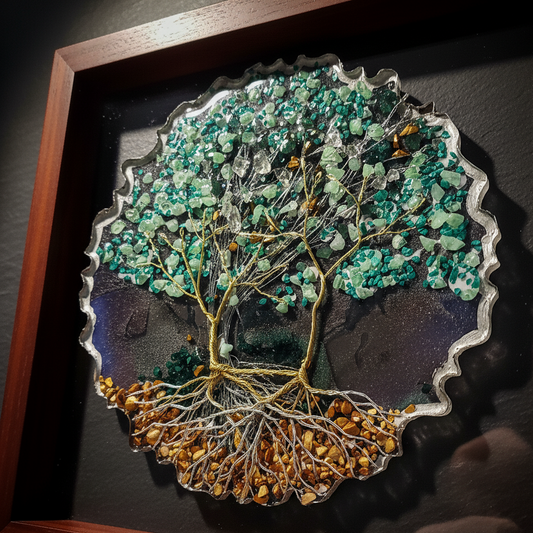 TREE OF FOLIAGE - RESINVERSELUX- Where Art meets Soul